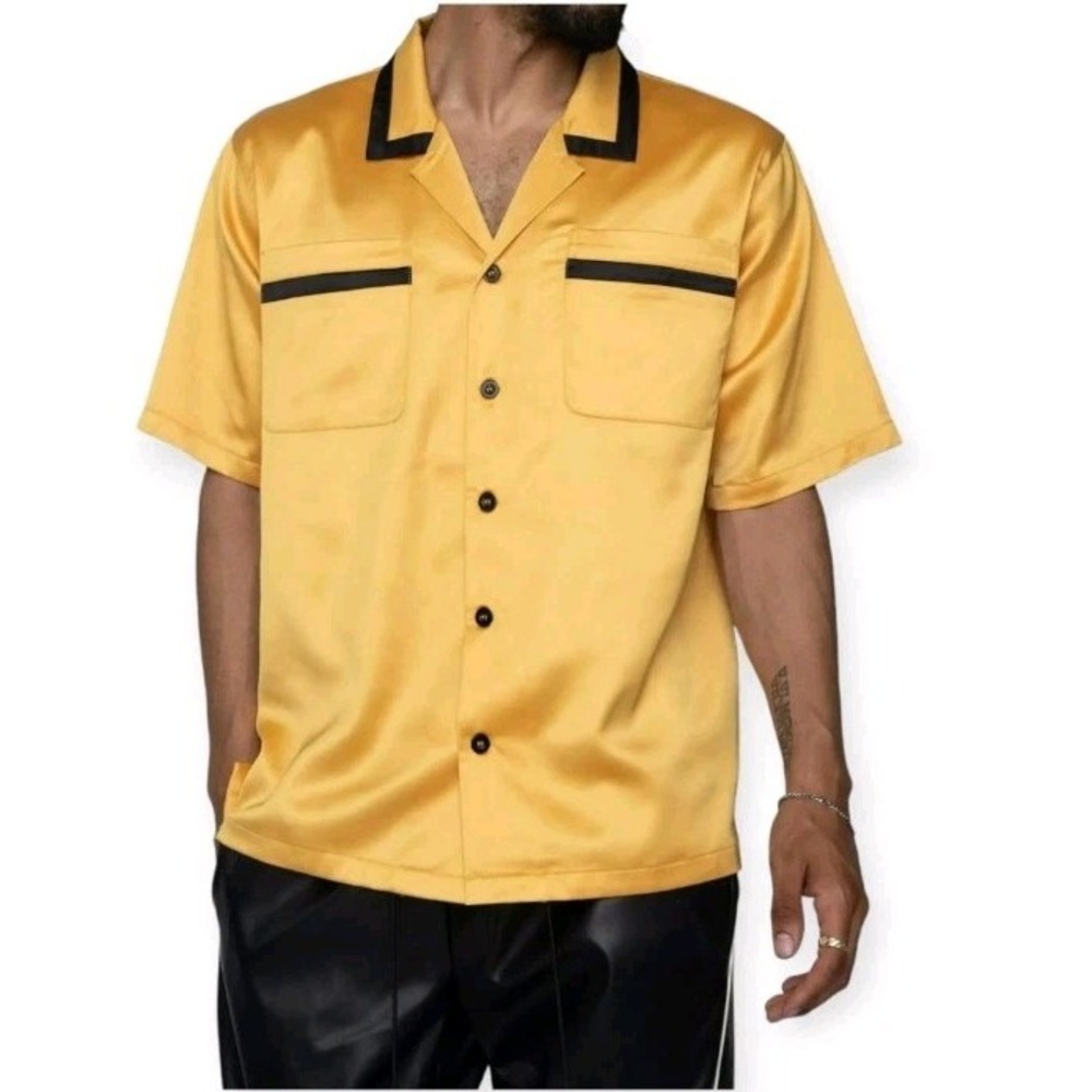 EPTM Men Villa Shirt (Yellow)‎ Medium New With Tags